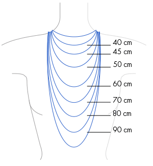 Blokjes Schakelketting 50cm – Bamboo RVS - Aramat Jewels - Halskettingen - cadeautip