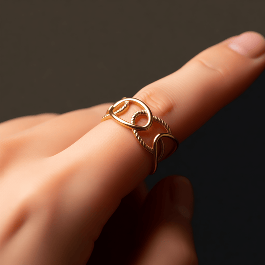 Stalen Schakelring - Verstelbaar - Stainless Steel - 10mm - Aramat Jewels - Ringen - cadeautip