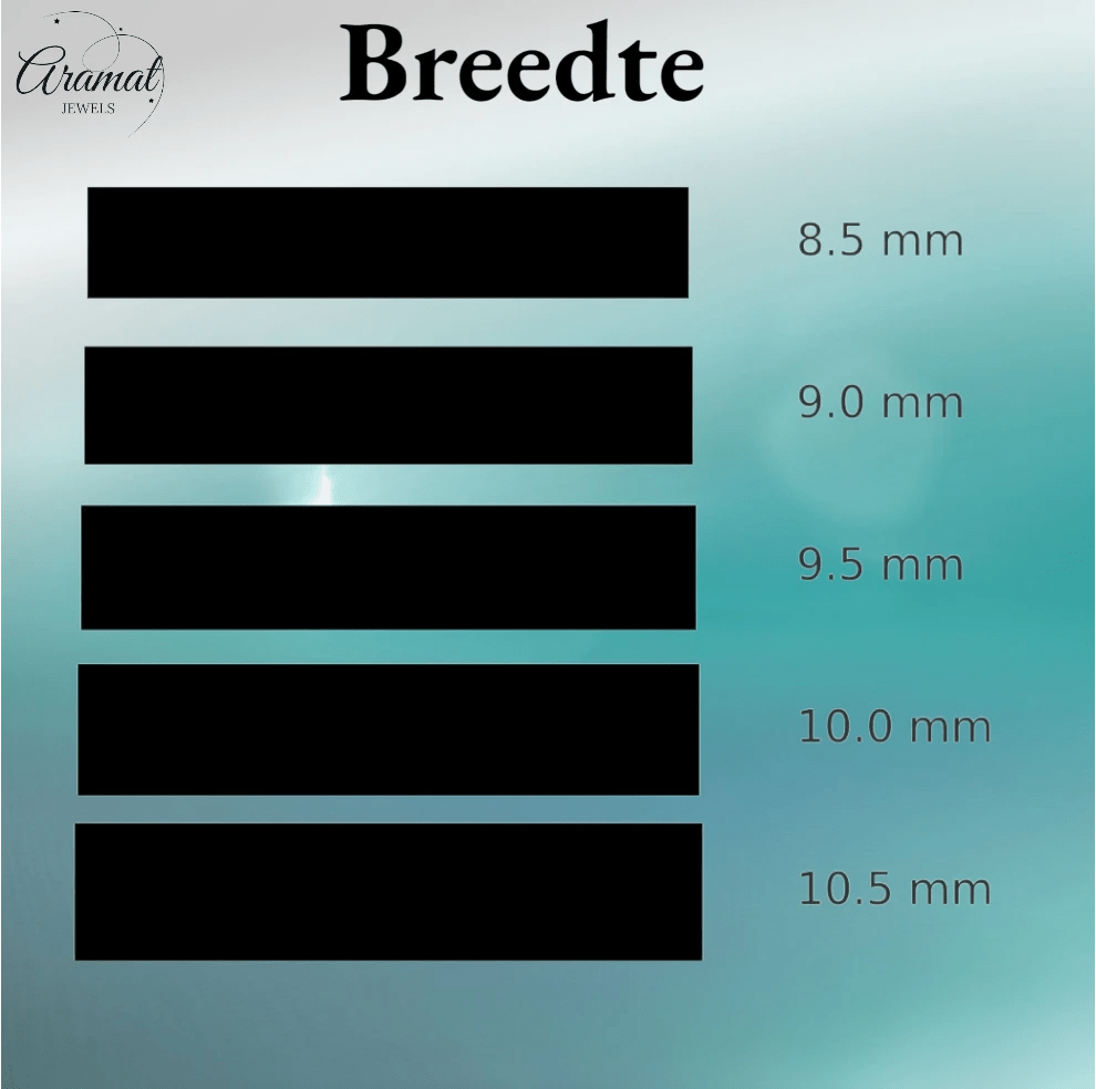 Vossenstaart Halsketting RVS 75 cm – 10 mm - Aramat Jewels - Halskettingen - cadeautip