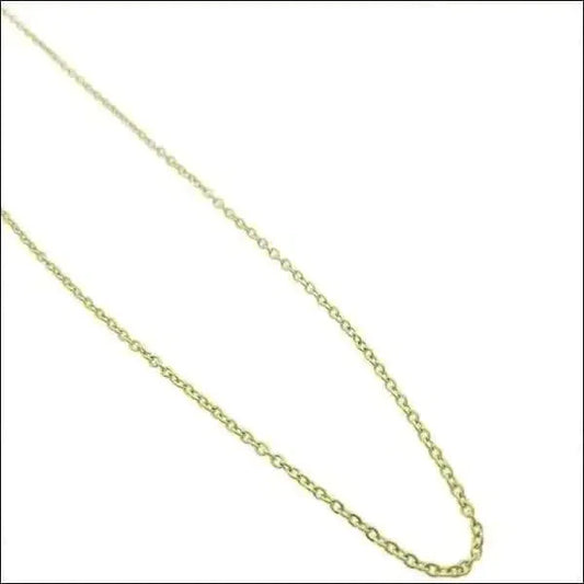 Anker Ketting Staal Goudkleurig 45cm 1.5mm 1.5mm 45cm alles anker Aramat Jewels chirurgisch staal dames Geen edelsteen Geen_Parel Geen_steen goudkleurig Halskettingen Ketting zonder hanger Minimalistische ketting nakijken PVD Schakelketting Staal tekst uniseks unisex Volwassenen Zonder_hanger Zonder_steen