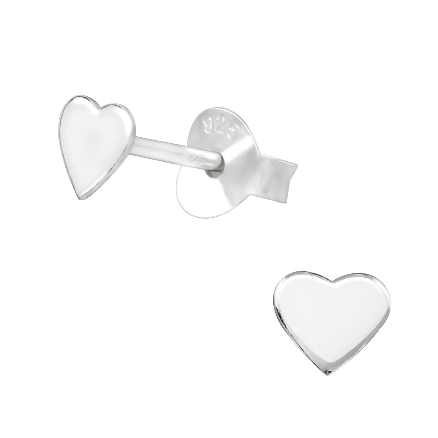 Zilveren Hartjes Oorbellen 4 x 4 mm 4mm 5 x 5 mm 5mm 6 x 6 mm 6mm 7mm 8720157094180 8mm 9mm alles Apparel & Accessories > Jewelry > Earrings Aramat Jewels dames elf925 emaille Geen hanger Geen oormodel glitter hart kinderen kristal Meerdere Maten Meerdere Varianten Met_steen Nieuw oorbellen plastick silver Volwassenen zilver