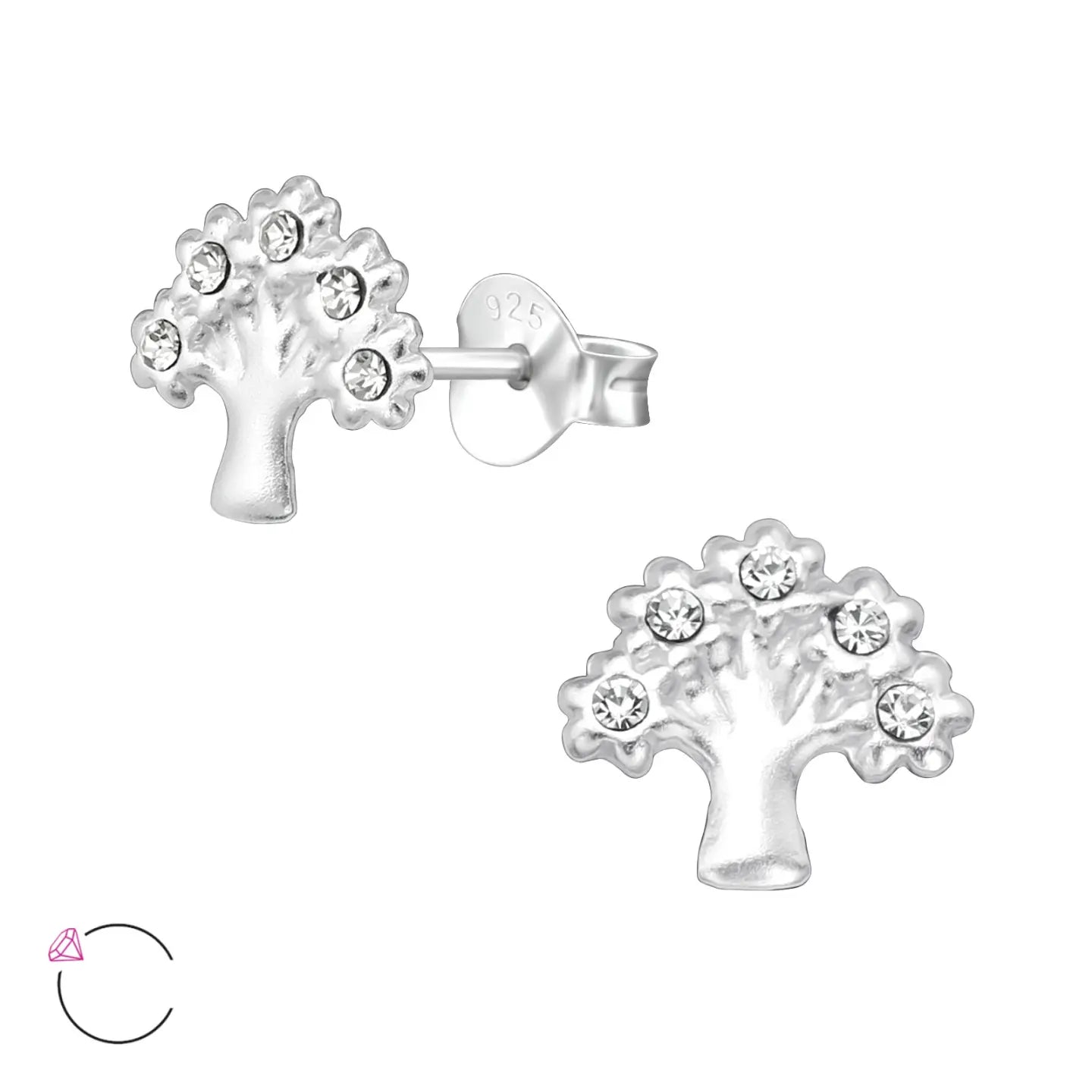 ZIlveren Levensboom Oorbellen - Aramat Jewels®’