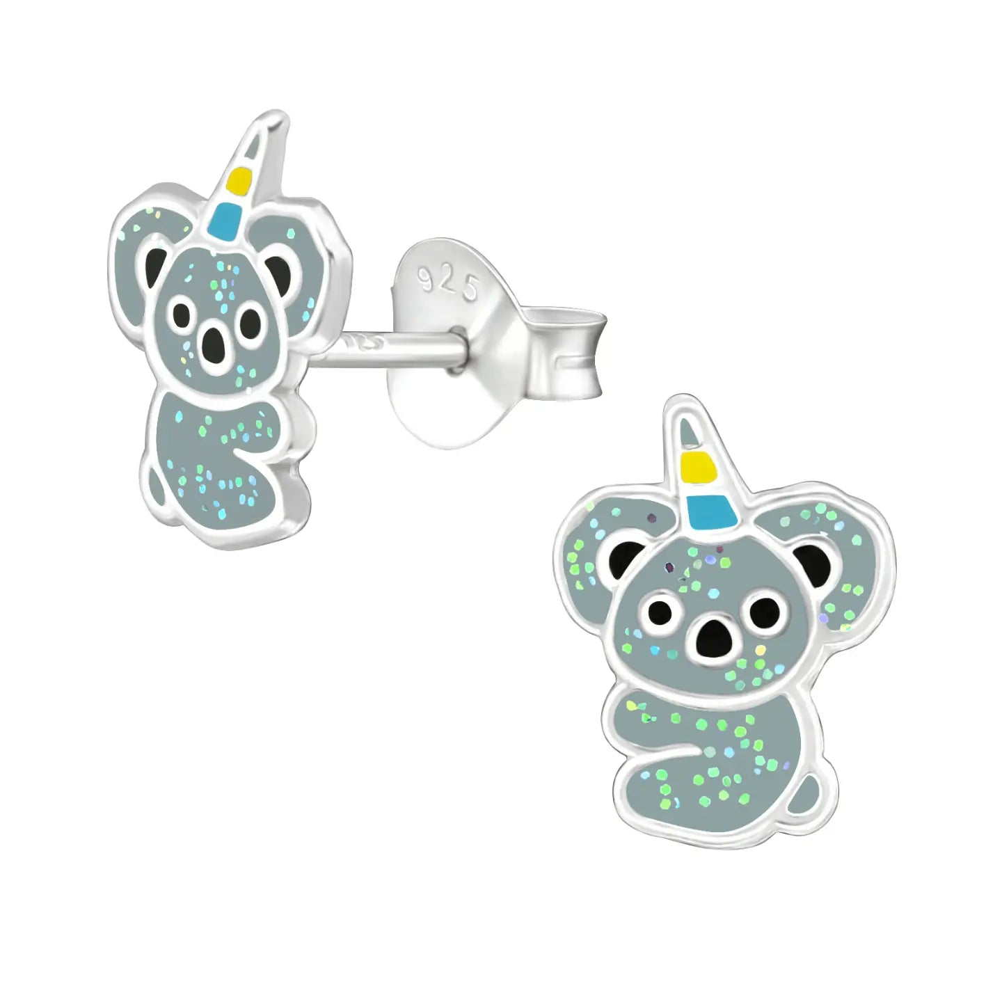 Mooie Zilveren Koala Oorbellen kind