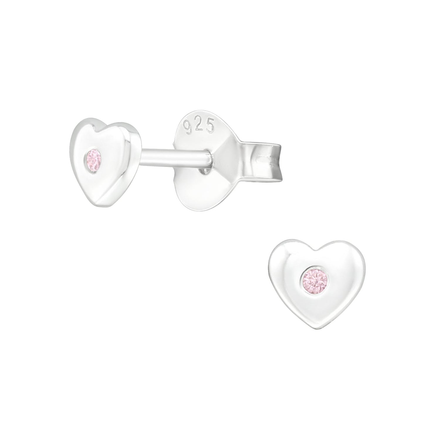Zilveren Hartjes Oorbellen Zilver/Kristal Roze-4mm 4 x 4 mm 4mm 5 x 5 mm 5mm 6 x 6 mm 6mm 7mm 8720157094180 8mm 9mm alles Apparel & Accessories > Jewelry > Earrings Aramat Jewels dames elf925 emaille Geen hanger Geen oormodel glitter hart kinderen kristal Meerdere Maten Meerdere Varianten Met_steen Nieuw oorbellen plastick silver Volwassenen zilver
