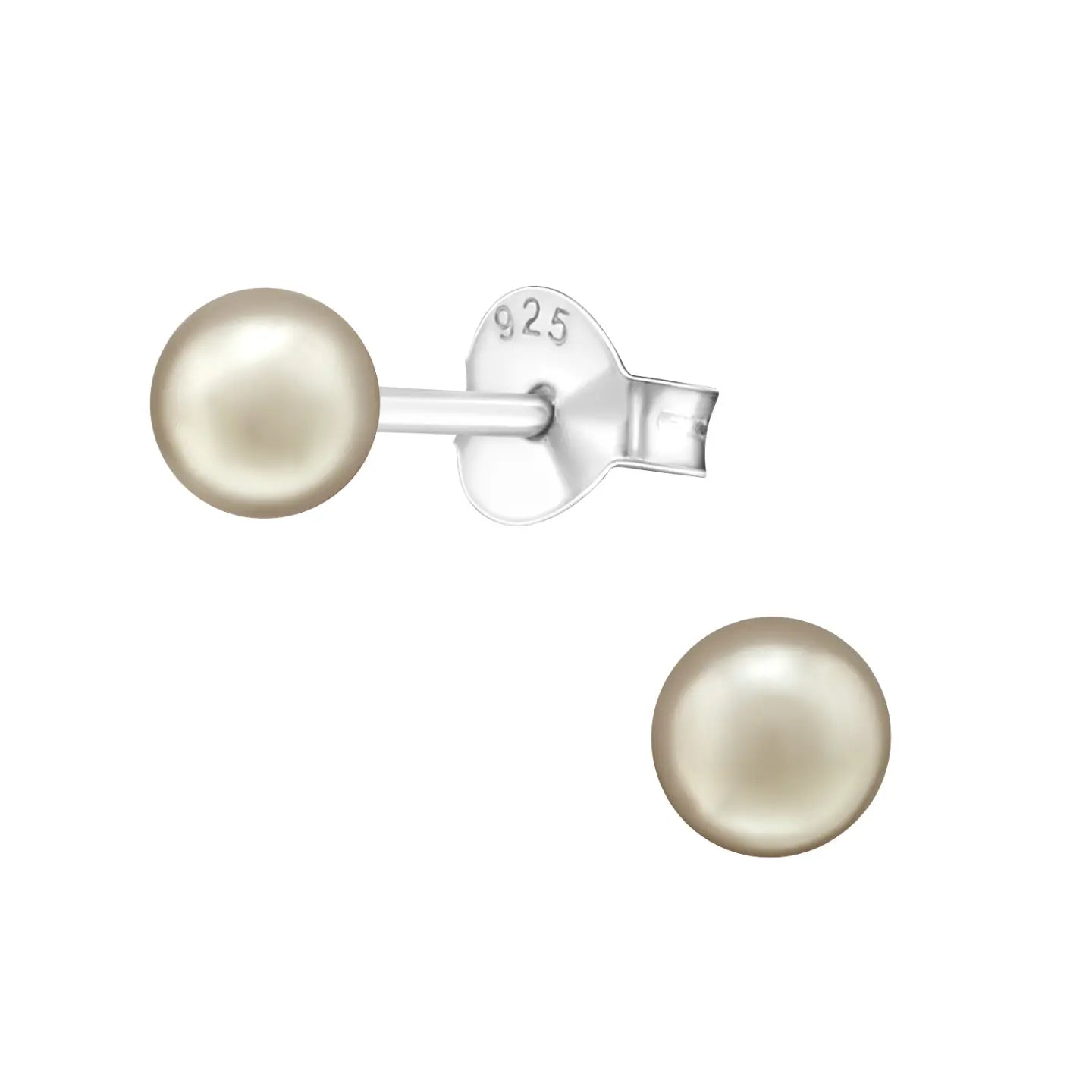 Zilveren Parel Oorbellen - Subtiele 4mm