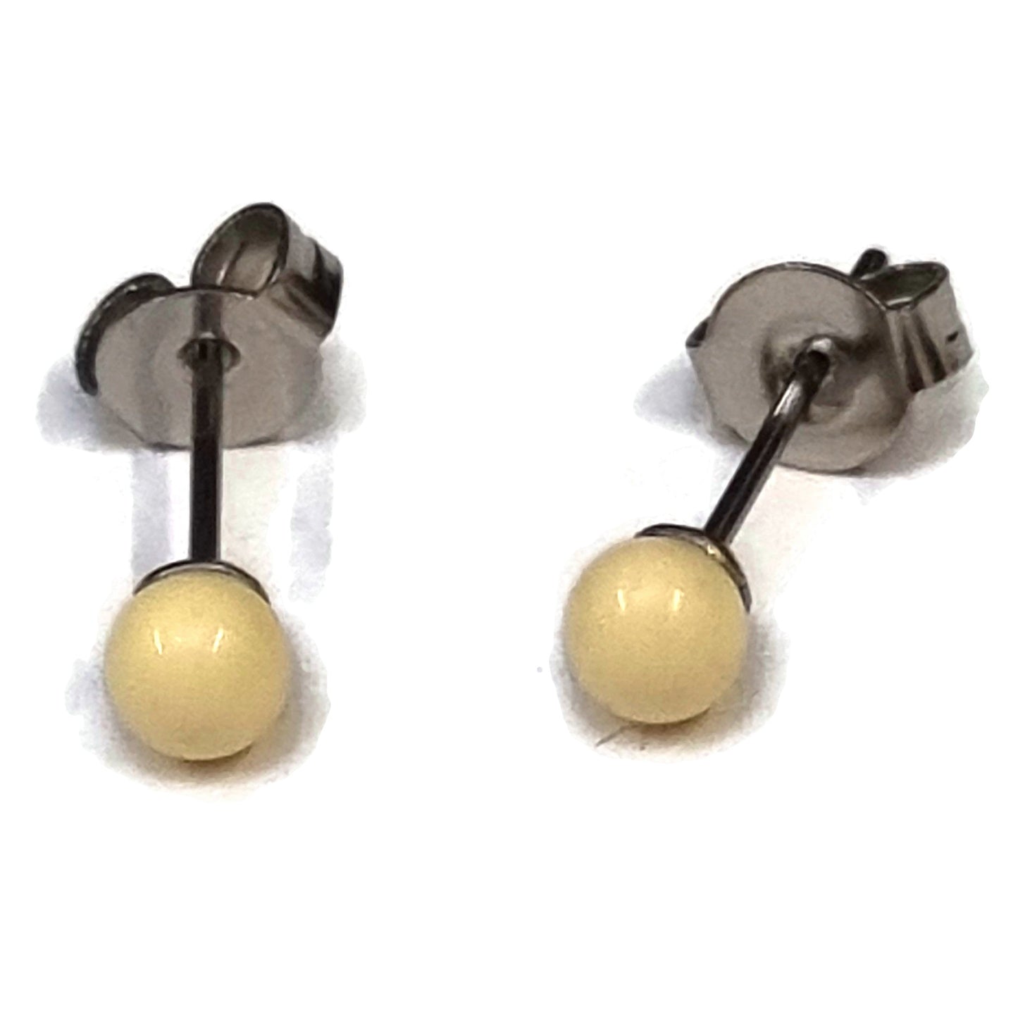 Moderne Witte Bolletjes Oorbellen