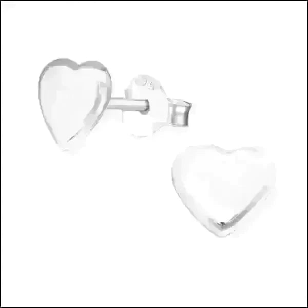 Zilveren Hartjes Oorbellen 4 x 4 mm 4mm 5 x 5 mm 5mm 6 x 6 mm 6mm 7mm 8720157094180 8mm 9mm alles Apparel & Accessories > Jewelry > Earrings Aramat Jewels dames elf925 emaille Geen hanger Geen oormodel glitter hart kinderen kristal Meerdere Maten Meerdere Varianten Met_steen Nieuw oorbellen plastick silver Volwassenen zilver