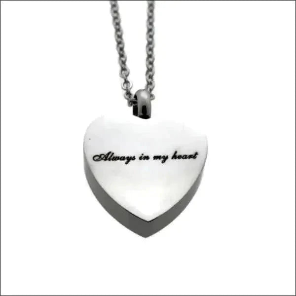 Ashanger Met Ketting Always In My Heart Staal Zilverkleurig 8720157059431 alles Aramat Jewels ashangers Assieraad chirurgisch staal Gedenkhangers gedenksieraden hang792-wka046 nakijken niet geupdated PVD staal tekst uniseks Volwassenen zilverkleurig