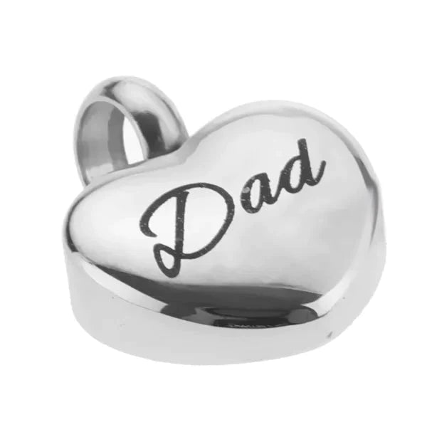 Stalen Asbedel Moeder Of Vader Voor Armband Dad 12mm alles Asbedels Assieraad chirurgisch staal dames Gedenkhangers gedenksieraden PVD Staal Volwassenen zilverkleurig