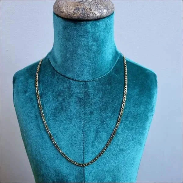 Stalen Figaro Schakel Ketting Goudkleur 2mm 3.5mm 3mm 4.5mm 4mm 50cm 55cm 5mm 60cm 6mm 70cm 7mm 8720157042020 8mm alles Aramat Jewels chirurgisch staal dames figaro Geen edelsteen Geen hanger Geen_Parel Geen_steen goudkleurig halskettingen heren jin ket724-xn12391 Ketting zonder hanger Meerdere Maten PVD Schakelketting set39674 Staal Statement ketting tekst uniseks unisex Volwassenen Zonder_hanger Zonder_steen