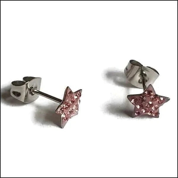 Stalen Ster Oorbellen Zweerknopjes 7mm Licht Roze 7mm 8720157036975 AB Transparant alles Apparel & Accessories > Jewelry > Earrings Aramat Jewels champagne chirurgisch staal dames Donker Blauw Donker Roze Geen hanger Geen oormodel geometrisch gepolijst kinderen kristal Licht Blauw Licht Roze Meerdere kleuren Met_steen Nieuw Olijf Groen oorbellen PVD Rood Roze Staal ster Transparant yoyo Zee Blauw zilverkleurig zonder hanger Zonder_hanger Zwart zweerknopjes