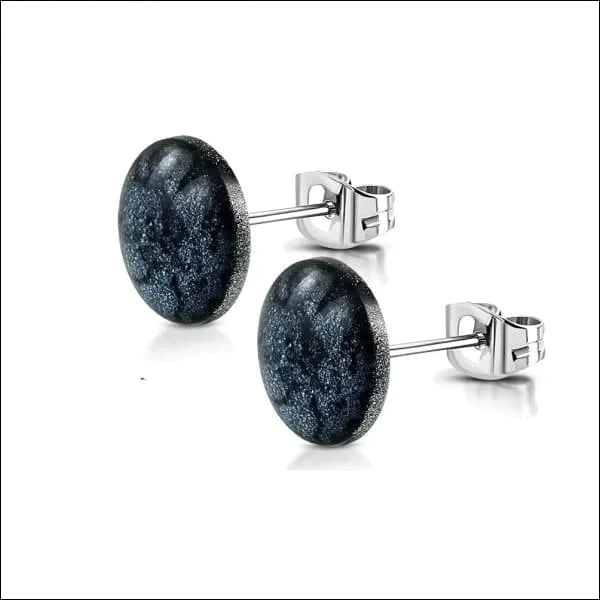 Acryl Ronde Oorstekers Staal 12mm Grijs-Zwart 12mm acryl alles Aramat Jewels chirurgisch staal dames geel Geel-Zwart Geen hanger Geen oormodel Geen_Parel grijs Grijs-Zwart groen Groen-Zwart Meerdere kleuren Nieuw oorbellen oranje Oranje-Zwart paars Paars-Zwart PVD rond Staal uniseks Volwassenen Zonder_steen zwart