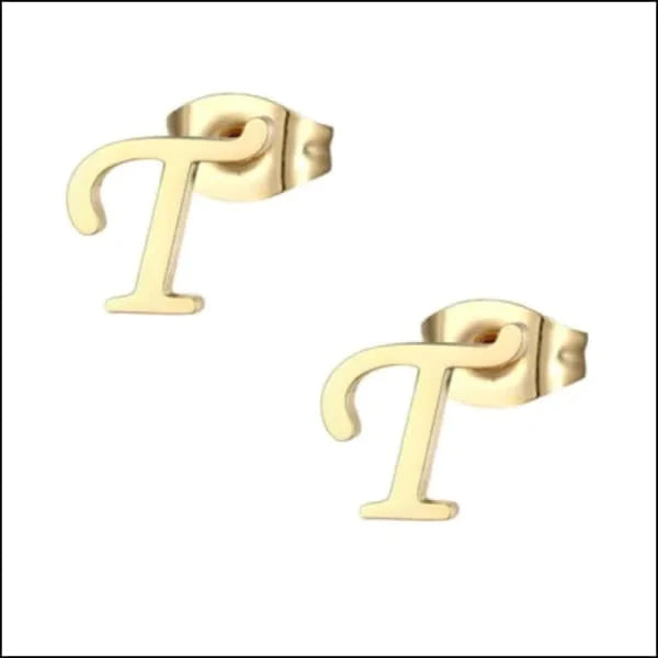 Oorbellen Initiaal Zweerknopjes Goudkleur- T 8720157035756 9mm A alles Apparel & Accessories > Jewelry > Earrings Aramat Jewels B C chirurgisch staal D dames E F fgift G Geen edelsteen Geen hanger Geen oormodel Geen steen gepolijst goudkleurig H I J K kinderen Kleur_Goudkleurig L Let-A letter M Meerdere Varianten N Nieuw O oor160 oorbellen P PVD Q R S Soort sieraad_Oorbellen Staal T U V W X Y Z zonder hanger zonder steen Zonder_hanger Zonder_steen zweerknopjes
