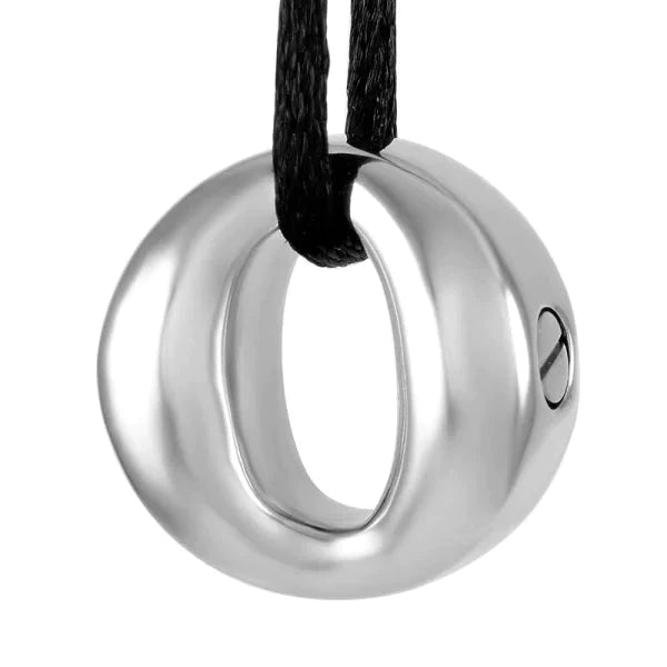 Ashanger Rond- Het Adres Voor Betaalbare Ashangers Zilverkleurig alles ashangers Assieraad chirurgisch staal gedenkhangers gedenksieraden Meerdere kleuren PVD rond Staal tekst uniseks Volwassenen zilverkleurig zonder_ketting