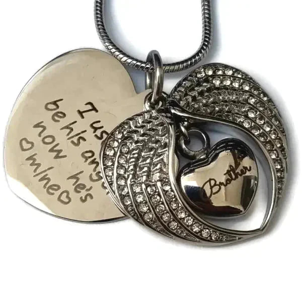 Stalen Ashanger Broer 4cm 50cm 8720157003533 8mm alles anker Aramat Jewels ashangers Assieraad Brother-to the moon and back-3x2cm chirurgisch staal Gedenkhangers gedenksieraden Geen_Parel hang580 Ketting met hanger klein hartje-1.5x1.2cm Kleur_Zwart Met_hanger Met_steen PVD Staal transparant uniseks unisex Vleugels-Brother-3x2.8cm Vleugels-Zirkonia-Brother-3x2.8cm Volwassenen zilverkleurig zirkonia zwart Zwart/Zirkonia-4x0.8cm