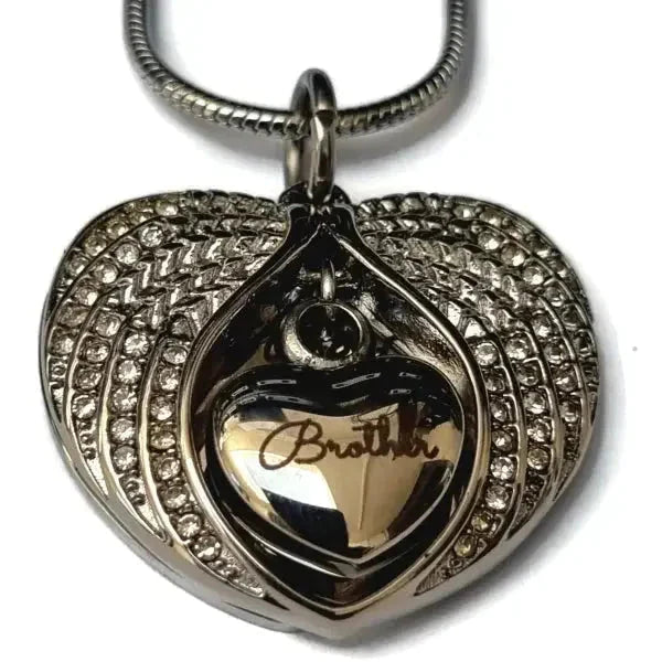 Stalen Ashanger Broer 4cm 50cm 8720157003533 8mm alles anker Aramat Jewels ashangers Assieraad Brother-to the moon and back-3x2cm chirurgisch staal Gedenkhangers gedenksieraden Geen_Parel hang580 Ketting met hanger klein hartje-1.5x1.2cm Kleur_Zwart Met_hanger Met_steen PVD Staal transparant uniseks unisex Vleugels-Brother-3x2.8cm Vleugels-Zirkonia-Brother-3x2.8cm Volwassenen zilverkleurig zirkonia zwart Zwart/Zirkonia-4x0.8cm