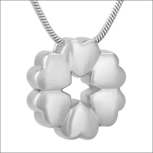 Stalen Ronde Ashanger Hartjes - Meerdere Kleuren Zilverkleur 8720157010043 alles Aramat Jewels ashangers Assieraad chirurgisch staal Gedenkhangers gedenksieraden goudkleurig hang559-9723 hart Meerdere kleuren PVD rond Rosékleur staal uniseks Volwassenen Zilverkleur zilverkleurig zwart