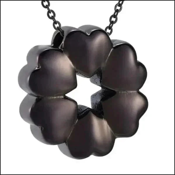 Stalen Ronde Ashanger Hartjes - Meerdere Kleuren Zwart 8720157010043 alles Aramat Jewels ashangers Assieraad chirurgisch staal Gedenkhangers gedenksieraden goudkleurig hang559-9723 hart Meerdere kleuren PVD rond Rosékleur staal uniseks Volwassenen Zilverkleur zilverkleurig zwart