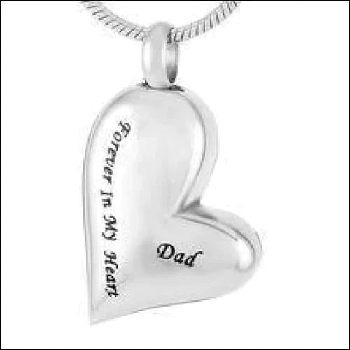 Stalen Ashanger Hart Dad Forever In My Heart 8720157058229 alles Aramat Jewels ashangers Assieraad chirurgisch staal gedenkhangers gedenksieraden Geen hanger Geen_Parel hang180 hart nakijken niet geupdated PVD staal tekst uniseks Volwassenen