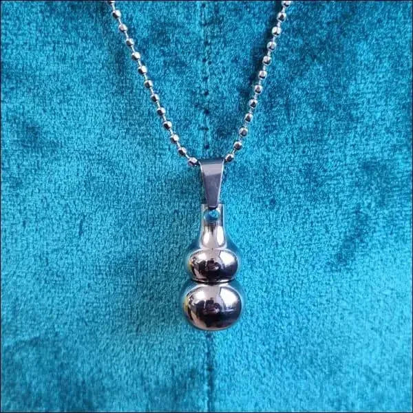 Stalen-ashanger-kalebas- alles Aramat Jewels ashangers Assieraad chirurgisch staal Gedenkhangers gedenksieraden goudkleurig hang126 kalebas PVD staal tekst uniseks Volwassenen zilverkleurig