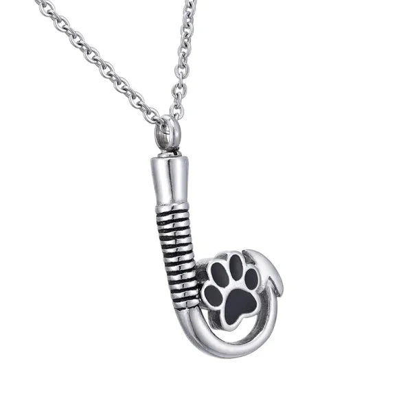 Stalen Ashanger Vishaak | Aramat Jewels® | Rouwsieraad – Crematie Hanger haak met pootje-4x2cm alles ashangers Assieraad dames gedenkhangers haak bewerkt met hartje-4x2cm haak met hartje-4x2cm haak met kruisje-zwart-4x2cm haak met pootje-4x2cm heren Meerdere kleuren Meerdere Varianten Staal uniseks vishaak Volwassenen zilverkleurig zonder_ketting Zwart