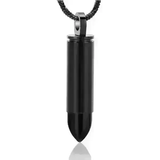 Stalen Bullet Ashanger Kogel Zwart-5x1cm alles Aramat Jewels ashangers Assieraad Bijbeltekst/Blauw-5x1cm Bijbeltekst/Zilverkleur-5x1cm Bijbeltekst/Zwart-5x1cm chirurgisch staal Draak/Zilverkleur-5x1cm Gedenkhangers gedenksieraden Goudkleur-5x1cm goudkleurig heren Kleur_Zwart Kruis-Zilverkleur-5x1cm Meerdere Varianten Nieuw PVD staal Tribal/Zilverkleur-5x1cm Tribal/Zwart-5x1cm uniseks Volwassenen Zilverkleur-5x1cm Zilverkleur/Goudkleur-5x1cm Zilverkleur/Zwart-5x1cm zilverkleurig zwart Zwart-5x1cm