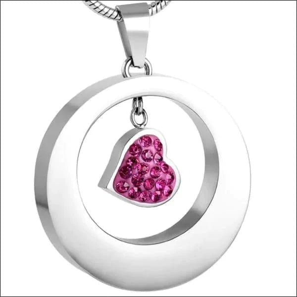 Stalen Zilveren Ashanger Rond Met Hart 8720157055419 alles Aramat Jewels ashangers Assieraad chirurgisch staal gedenkhangers gedenksieraden Geen hanger hang365-8251 hart nakijken niet geupdated PVD rond staal tekst uniseks Volwassenen