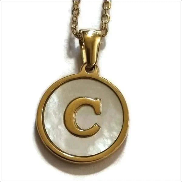 Initiaal Ketting Letter- Wit-schelp - Goudkleurig-45cm C 1.5mm 45cm 8720157036555 alles anker Aramat Jewels B C chirurgisch staal D dames E G goudkleurig H halskettingen hang1214-XP68093 I J K Ketting met hanger Ketting met initiaal L let-C letter Letterhanger Letterketting Meerdere Varianten Met_hanger N Natuursteen O P Paarlemoer Parelmoer PVD R rond S Schakelketting schelp Schelpenketting Staal Statement ketting T uniseks unisex V Volwassenen W wit Y Z