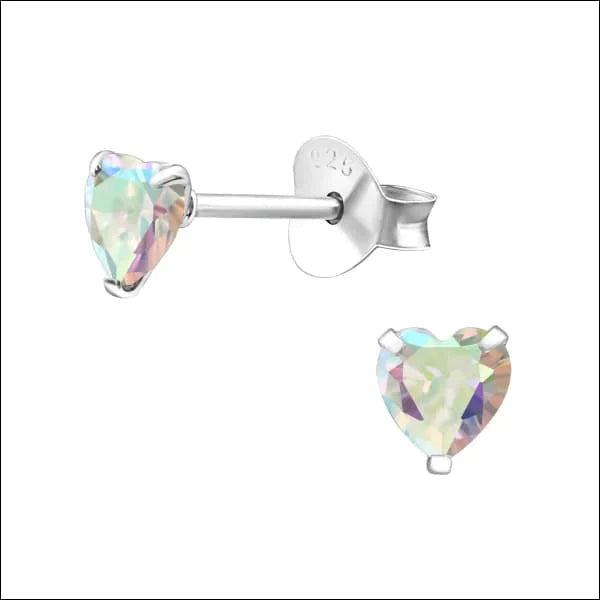 Zilveren Zirkonia Oorbellen Hartje Vanaf 4mm 4mm AB Transparant 4mm 5mm 6mm AB AB Transparant alles Aramat Jewels dames elf925 Geen hanger Geen oormodel Geen_Parel hart kinderen Licht Groen licht_groen lila Meerdere kleuren Met_steen multikleurig Nieuw Olijf groen olijf_groen oorbellen paars plastick rood roze silver transparant zilver zirkonia Zonder_hanger