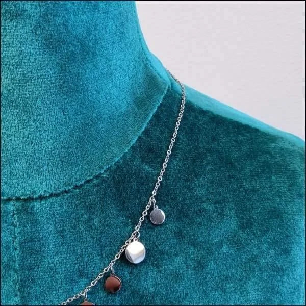 Dames Ketting Met Rondjes Staal Zilverkleurig 45cm 1.5mm 45cm 8720157030935 alles anker Aramat Jewels chirurgisch staal dames Geen edelsteen Geen steen Geen_Parel halskettingen ket652-XP73469 Ketting met hanger met hanger Met_hanger Minimalistische ketting nakijken PVD rond Schakelketting Staal tekst uniseks unisex Volwassenen zilverkleurig Zonder_steen