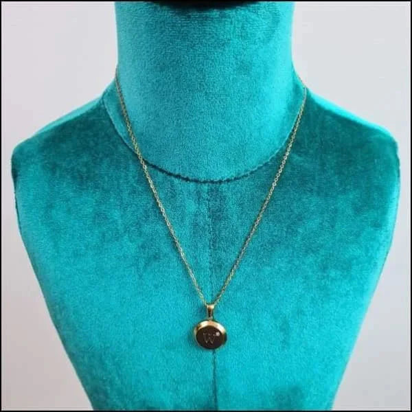 Initiaal Ketting Letter- Chirurgisch Staal - bestellen? Aramat Jewels