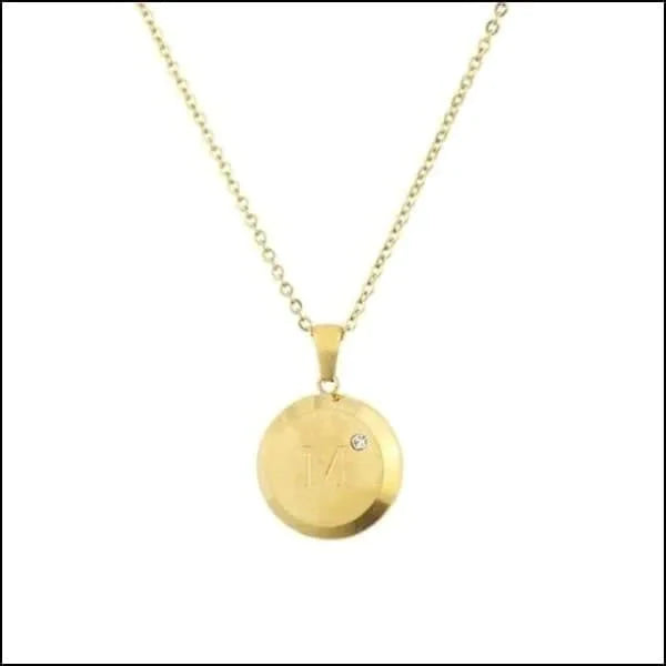 Initiaal Ketting Letter- Chirurgisch Staal - bestellen? Aramat Jewels