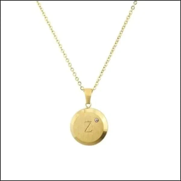 Initiaal Ketting Letter- Chirurgisch Staal - bestellen? Aramat Jewels