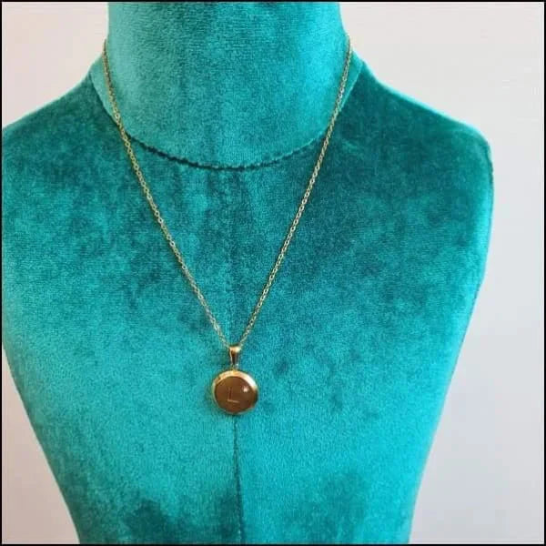 Initiaal Ketting Letter- Chirurgisch Staal - bestellen? Aramat Jewels