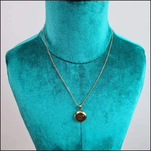 Initiaal Ketting Letter- Chirurgisch Staal - bestellen? Aramat Jewels