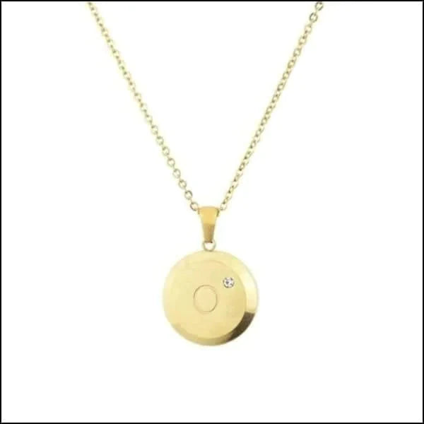 Initiaal Ketting Letter- Chirurgisch Staal - bestellen? Aramat Jewels
