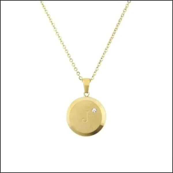 Initiaal Ketting Letter- Chirurgisch Staal - bestellen? Aramat Jewels