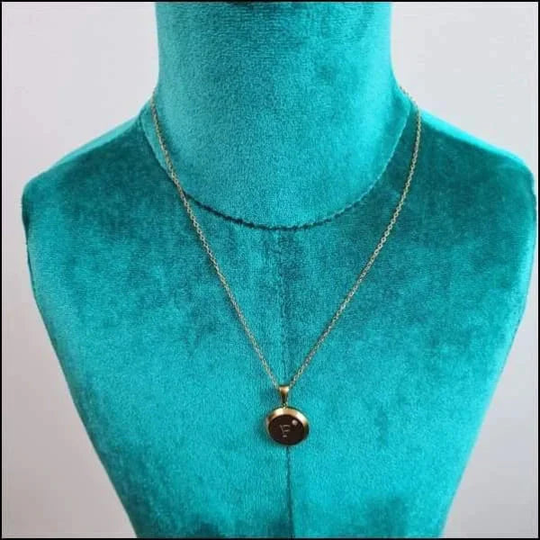 Initiaal Ketting Letter- Chirurgisch Staal - bestellen? Aramat Jewels