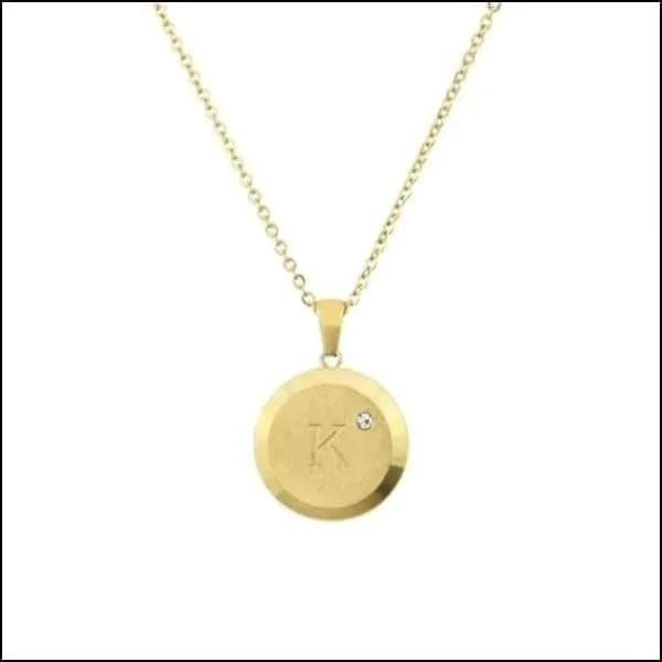 Initiaal Ketting Letter- Chirurgisch Staal - bestellen? Aramat Jewels