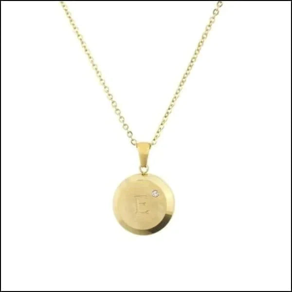 Initiaal Ketting Letter- Chirurgisch Staal - bestellen? Aramat Jewels