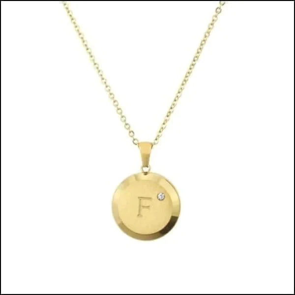 Initiaal Ketting Letter- Chirurgisch Staal - bestellen? Aramat Jewels