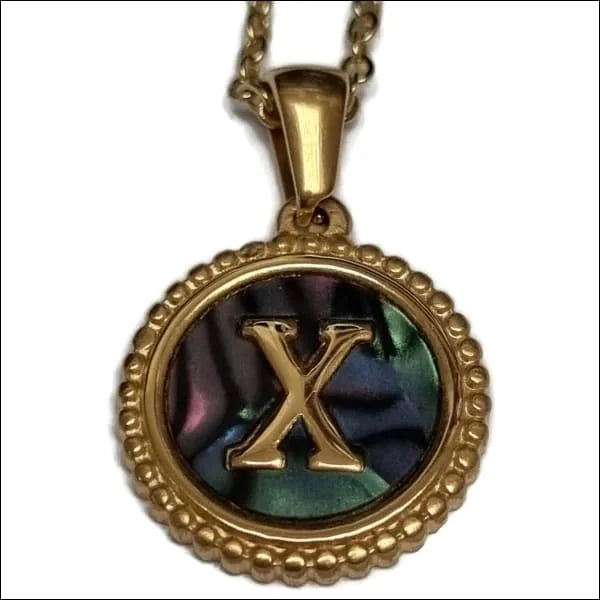 Halskettingen | Initiaal Ketting-letter- Chirurgisch Staal -