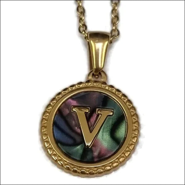 Halskettingen | Initiaal Ketting-letter- Chirurgisch Staal -