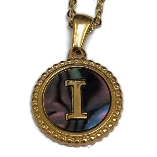Halskettingen | Initiaal Ketting-letter- Chirurgisch Staal -