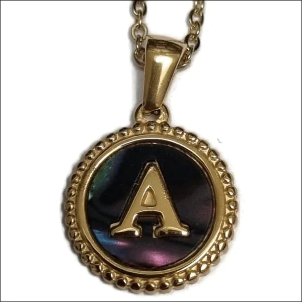 Halskettingen | Initiaal Ketting-letter- Chirurgisch Staal -