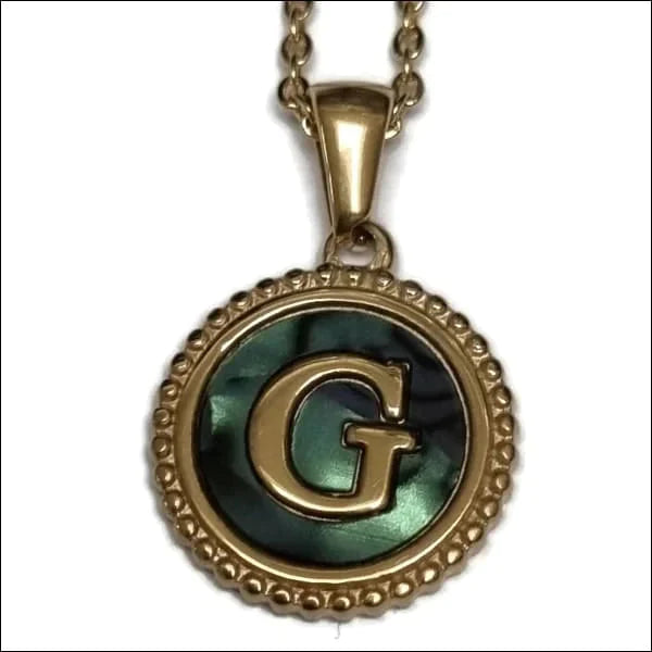 Halskettingen | Initiaal Ketting-letter- Chirurgisch Staal -