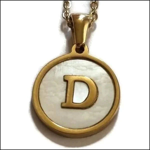 Initiaal Ketting Letter- Wit-schelp - Goudkleurig-45cm D 1.5mm 45cm 8720157036555 alles anker Aramat Jewels B C chirurgisch staal D dames E G goudkleurig H halskettingen hang1214-XP68093 I J K Ketting met hanger Ketting met initiaal L let-C letter Letterhanger Letterketting Meerdere Varianten Met_hanger N Natuursteen O P Paarlemoer Parelmoer PVD R rond S Schakelketting schelp Schelpenketting Staal Statement ketting T uniseks unisex V Volwassenen W wit Y Z