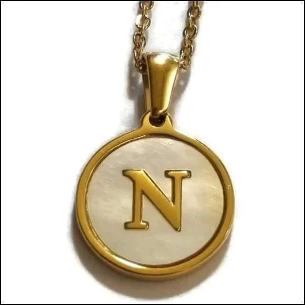 Initiaal Ketting Letter- Wit-schelp - Goudkleurig-45cm N 1.5mm 45cm 8720157036555 alles anker Aramat Jewels B C chirurgisch staal D dames E G goudkleurig H halskettingen hang1214-XP68093 I J K Ketting met hanger Ketting met initiaal L let-C letter Letterhanger Letterketting Meerdere Varianten Met_hanger N Natuursteen O P Paarlemoer Parelmoer PVD R rond S Schakelketting schelp Schelpenketting Staal Statement ketting T uniseks unisex V Volwassenen W wit Y Z