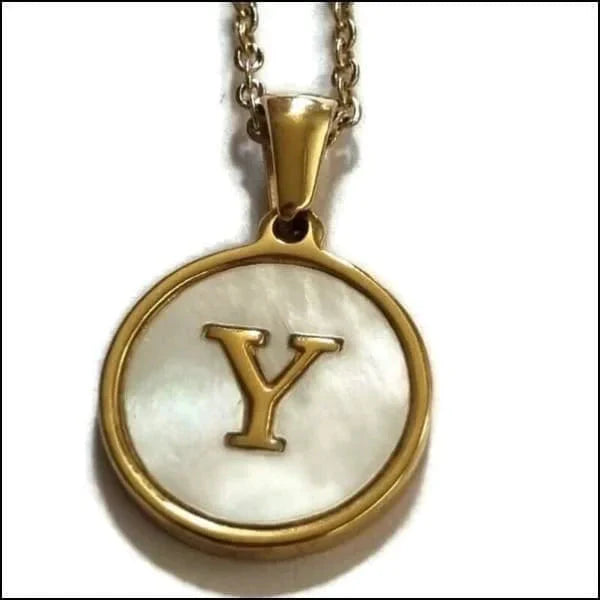 Initiaal Ketting Letter- Wit-schelp - Goudkleurig-45cm Y 1.5mm 45cm 8720157036555 alles anker Aramat Jewels B C chirurgisch staal D dames E G goudkleurig H halskettingen hang1214-XP68093 I J K Ketting met hanger Ketting met initiaal L let-C letter Letterhanger Letterketting Meerdere Varianten Met_hanger N Natuursteen O P Paarlemoer Parelmoer PVD R rond S Schakelketting schelp Schelpenketting Staal Statement ketting T uniseks unisex V Volwassenen W wit Y Z