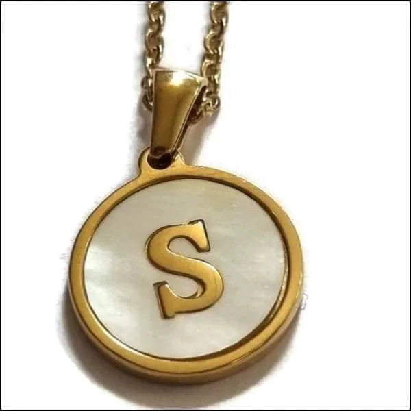 Initiaal Ketting Letter- Wit-schelp - Goudkleurig-45cm S 1.5mm 45cm 8720157036555 alles anker Aramat Jewels B C chirurgisch staal D dames E G goudkleurig H halskettingen hang1214-XP68093 I J K Ketting met hanger Ketting met initiaal L let-C letter Letterhanger Letterketting Meerdere Varianten Met_hanger N Natuursteen O P Paarlemoer Parelmoer PVD R rond S Schakelketting schelp Schelpenketting Staal Statement ketting T uniseks unisex V Volwassenen W wit Y Z